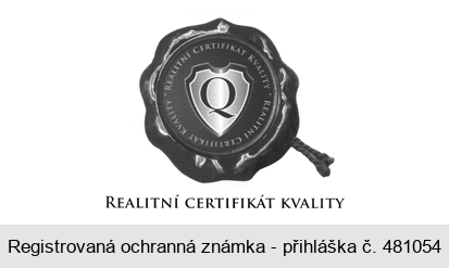 Q REALITNÍ CERTIFIKÁT KVALITY