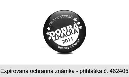 zvoleno čtenáři DOBRÁ ZNAČKA 2011 Reader´s Digest