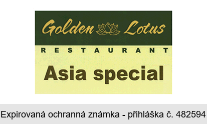 Golden Lotus RESTAURANT Asia special