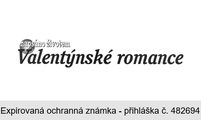 napsáno životem Valentýnské romance