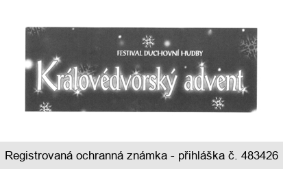 FESTIVAL DUCHOVNÍ HUDBY Královédvorský advent