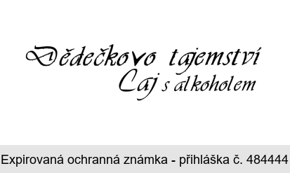 Dědečkovo tajemství čaj s alkoholem