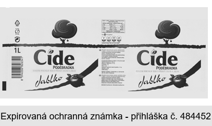 Cide Poděbradka Jablko OCHUCENÁ MINERÁLNÍ VODA S PŘÍCHUTÍ CIDERU A JABLKA