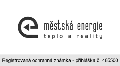 e městská energie teplo a reality