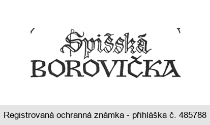 Spišská BOROVIČKA