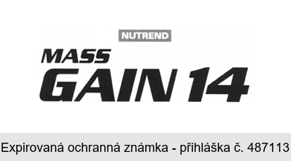 NUTREND MASS GAIN 14