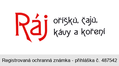 Ráj oříšků, čajů, kávy a koření