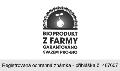 BIOPRODUKT Z FARMY GARANTOVÁNO SVAZEM PRO-BIO