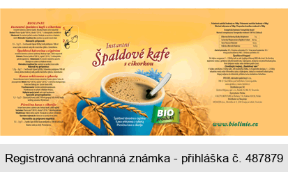 Instantní Špaldové kafe s cikorkou BIO produkt