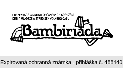 Bambiriáda PREZENTACE ČINNOSTI OBČANSKÝCH SDRUŽENÍ DĚTÍ A MLÁDEŽE A STŘEDISEK VOLNÉHO ČASU