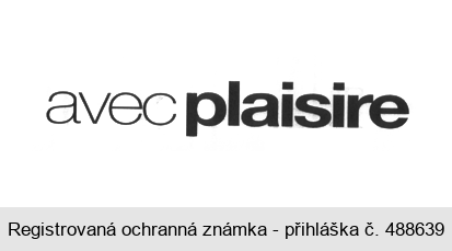 avec plaisire