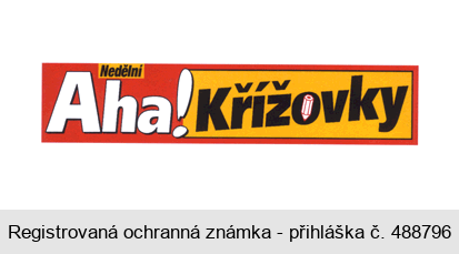 Nedělní Aha! Křížovky