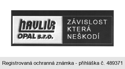 havlík OPAL s.r.o. ZÁVISLOST KTERÁ NEŠKODÍ
