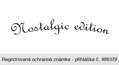 Nostalgic edition