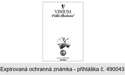 VINIUM Velké Pavlovice SLUNCE V KAŽDÉ LAHVI WWW.VINIUM.CZ