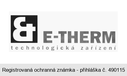 Et E-THERM technologická zařízení