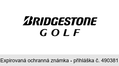 BRIDGESTONE GOLF