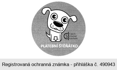 CIS Czech Internet Solutions PLATEBNÍ ŠTĚŇÁTKO