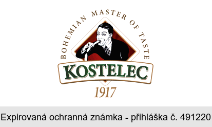 KOSTELEC BOHEMIAN MASTER OF TASTE 1917