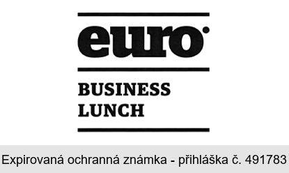 euro BUSINESS LUNCH