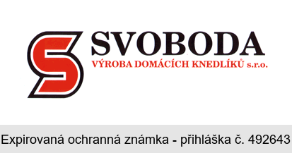S SVOBODA VÝROBA DOMÁCÍCH KNEDLÍKŮ s.r.o.