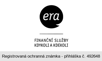 era FINANČNÍ SLUŽBY KDYKOLI A KDEKOLI