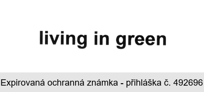 living in green