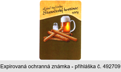 slané tyčinky Staročeský hostinec