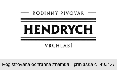 RODINNÝ PIVOVAR HENDRYCH VRCHLABÍ