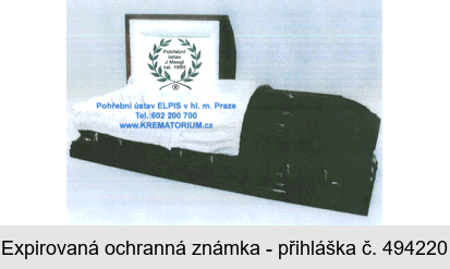 Pohřební ústav J Mangl zal. 1990 Pohřební ústav ELPIS v hl. m. Praze tel.:602 200 700 www.KREMATORIUM.cz