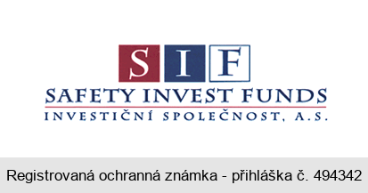 S I F SAFETY INVEST FUNDS INVESTIČNÍ SPOLEČNOST, A.S.