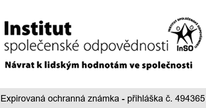 Institut společenské odpovědnosti Návrat k lidským hodnotám ve společnosti InSO