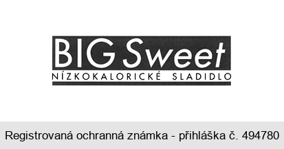 BIG Sweet NÍZKOKALORICKÉ SLADIDLO