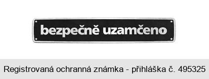 bezpečně uzamčeno