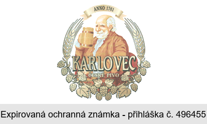 KARLOVEC ČESKÉ PIVO ANNO 1761