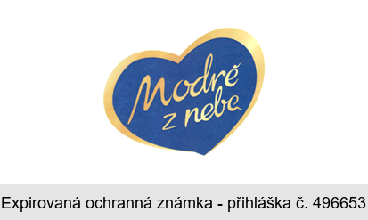 Modré z nebe