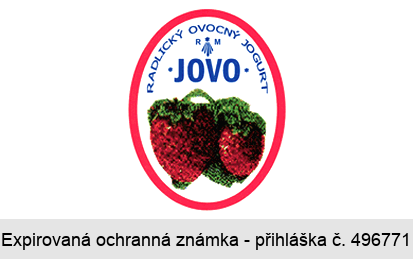 RADLICKÝ OVOCNÝ JOGURT JOVO R M