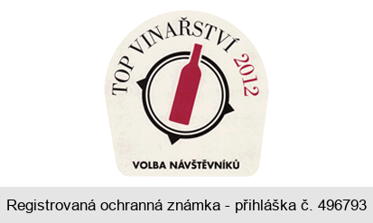 TOP VINAŘSTVÍ 2012 VOLBA NÁVŠTĚVNÍKŮ