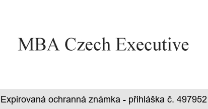 MBA Czech Executive