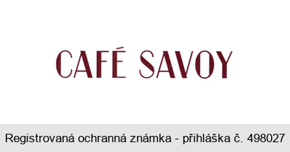 CAFÉ SAVOY