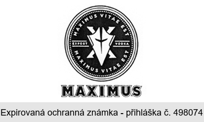 MAXIMUS VITAE EST EXPORT VODKA