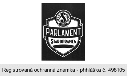 S 1869 PARLAMENT STAROPRAMEN