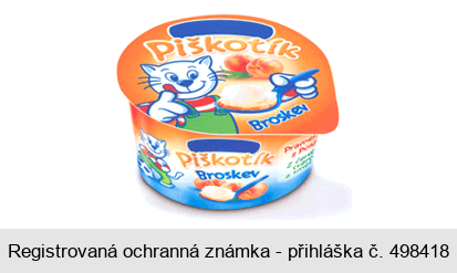 Piškotík Broskev