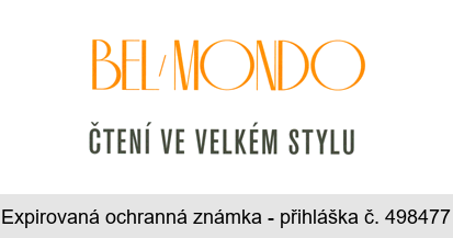Bel Mondo Čtení ve velkém stylu