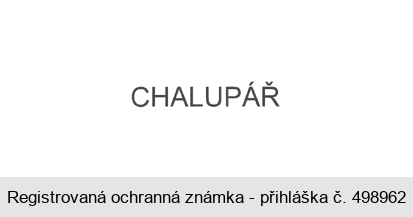 CHALUPÁŘ