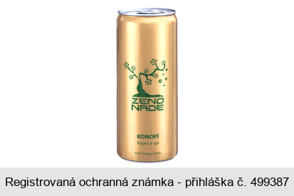 ZENO NADE KONOPÍ Vypni a spi Anti-Energy drink