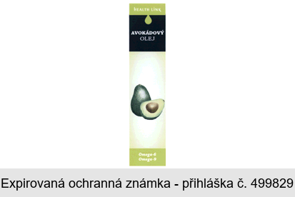 HEALTH LINK AVOKÁDOVÝ OLEJ Omega-6 Omega-9