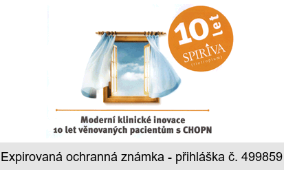 10 let SPIRIVA (tiotropium) Moderní klinické inovace 10 let věnovaných pacientům s CHOPN