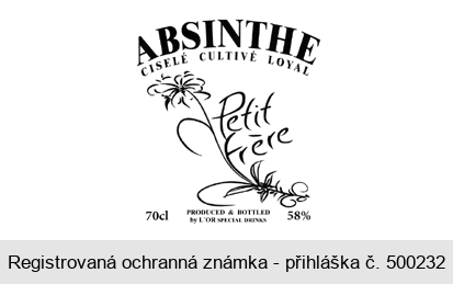 ABSINTHE CISELÉ CULTIVÉ LOYAL Petit Frére