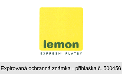 lemon EXPRESNÍ PLATBY
